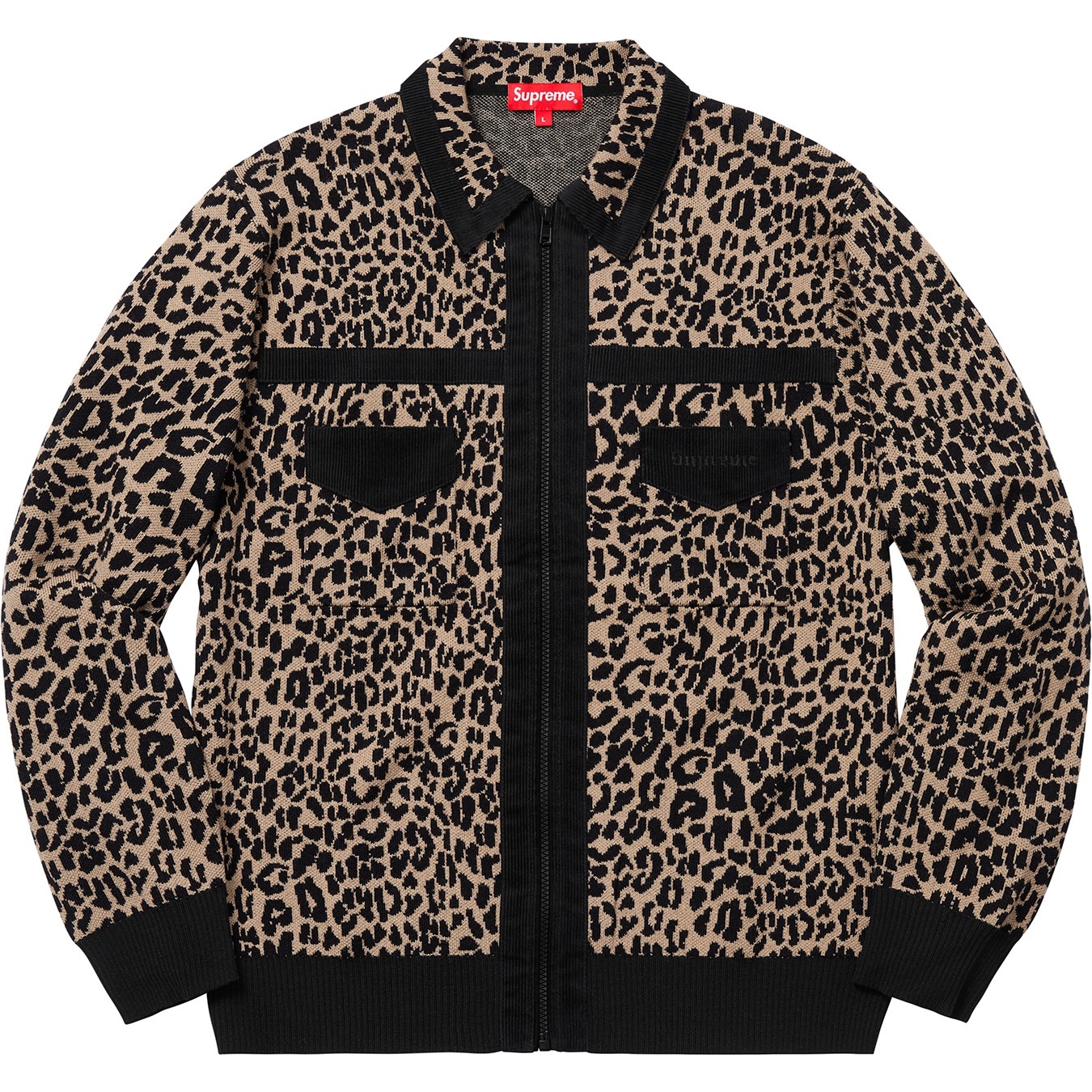 Corduroy Detailed Zip Sweater view 5